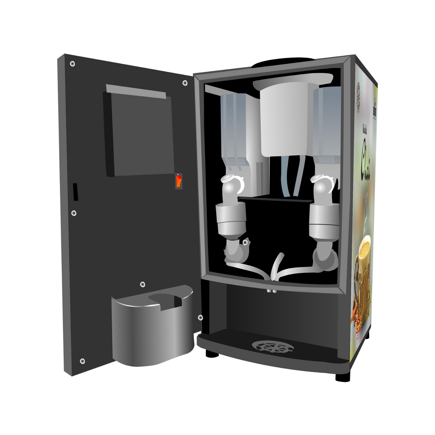 Double Option Vending Machine - 2 Lane